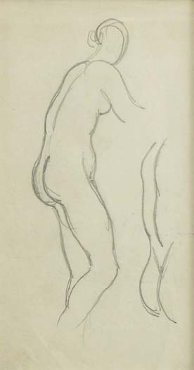 Mario Tozzi, standing female nude